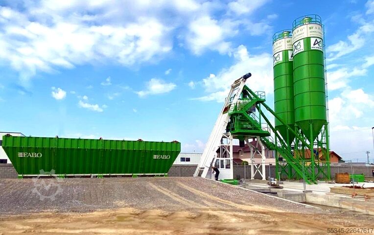Betonmischanlage / Betonwerk FABO Concrete Batching Plant 110 m3 Compact Concrete Batching Plant