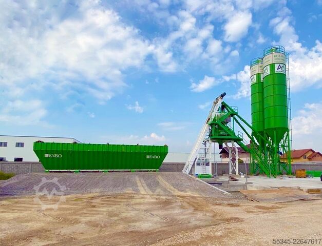 Betonmischanlage / Betonwerk FABO Concrete Batching Plant 110 m3 Compact Concrete Batching Plant