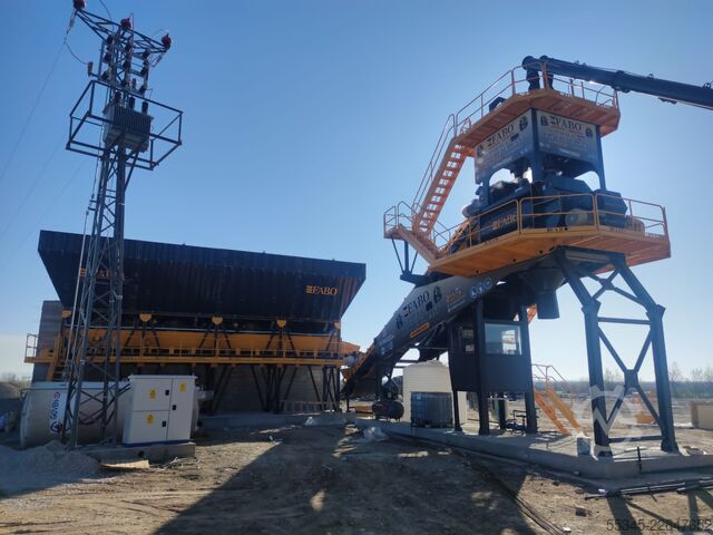 Stationäres Betonmischwerk FABO Sabit Beton Santralleri COMPACT-120 Sabit Beton Santrali