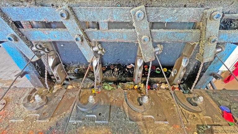Complete PET baling line 2040 with conveyor, PET flattener and PSS system BOA PET Recyclinganlage