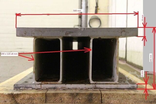 Clamping plate unbekannt 5020/500/H255 mm