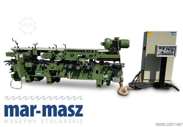 Vierseiten-Nasshobel WEINIG Hydromat 22 AL na 8 głowic