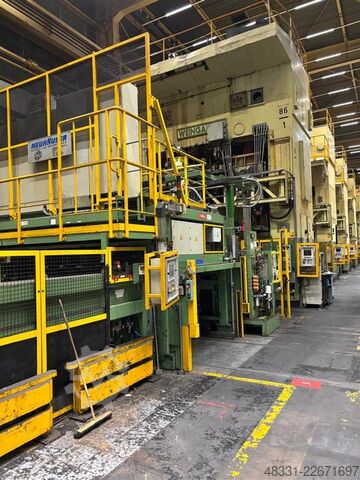 Pressenlinie Weingarten/Schuler 1x ZS1600.48  &  3x P4E2 SQB 1000 & 1xDPQV4-1000