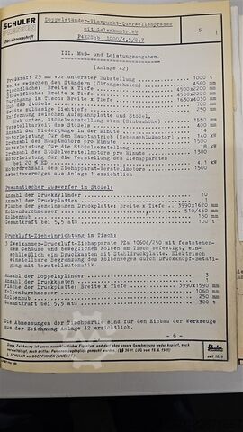 Pressenlinie Weingarten/Schuler 1x ZS1600.48  &  3x P4E2 SQB 1000 & 1xDPQV4-1000