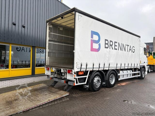 Schiebeplane DAF XF 105.410 + EURO 5 + 6X2 + LIFT + MANUAL
