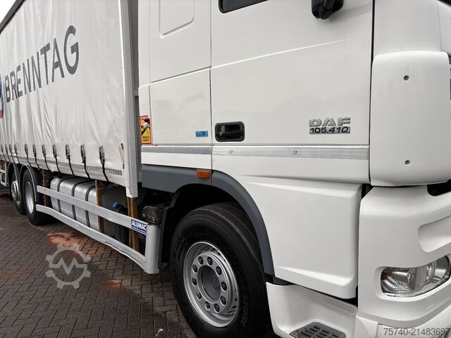 Schiebeplane DAF XF 105.410 + EURO 5 + 6X2 + LIFT + MANUAL