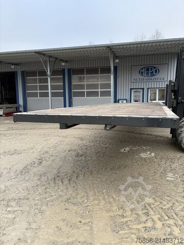 Wechselpritsche offen Krone 7,82m BDF Baustoff Zurringe Kranbar