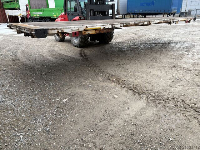 Wechselpritsche offen Krone 7,82m BDF Baustoff Zurringe Kranbar