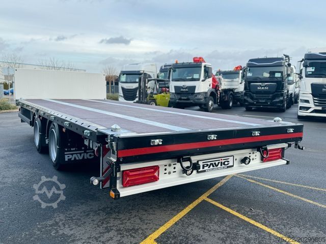 AnhÀnger mit offener Pritsche PAVIC TBPA 14 64ZC PRITSCHE MIT CONTAINERVERRIEGELUNG