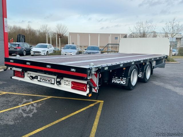 AnhÀnger mit offener Pritsche PAVIC TBPA 14 64ZC PRITSCHE MIT CONTAINERVERRIEGELUNG