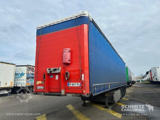 Open semitrailer with tarp Schmitz Cargobull Semitrailer Curtainsider Standard