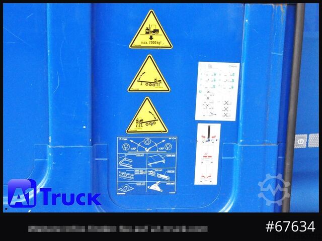 Auflieger mit Pritsche & Plane KRONE SD, Tautliner Mega, 1 Vorbesitzer