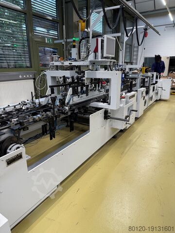 Folding carton gluing machine Bobst Domino 110 M