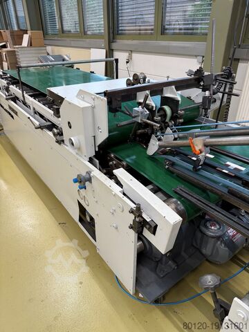 Folding carton gluing machine Bobst Domino 110 M