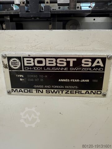 Folding carton gluing machine Bobst Domino 110 M