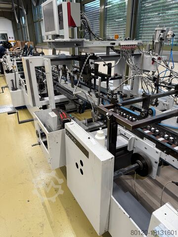 Folding carton gluing machine Bobst Domino 110 M