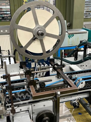 Folding carton gluing machine Bobst Domino 110 M