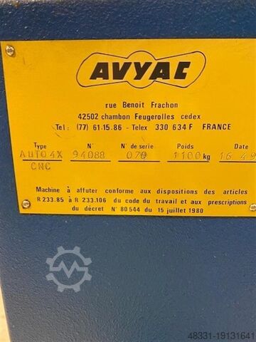 Drill Grinding Machine AVYAC Auto 4x CNC