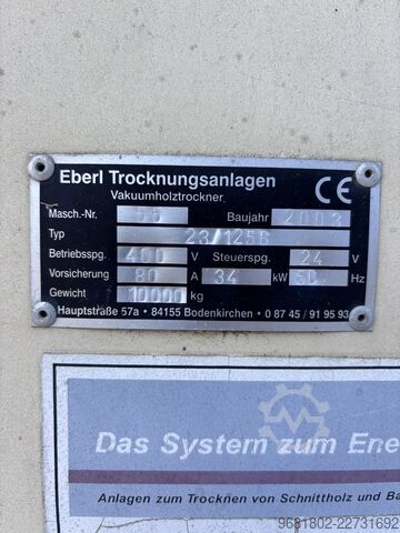 Kammertrockner EBERL Trocknungsanlagen 