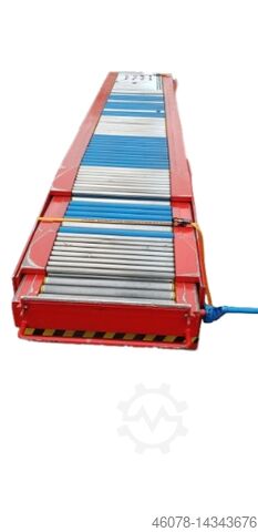 Telescopic gravity roller conveyor truck loading Caljan CR4-7/14-800 NB 1030-800-7220