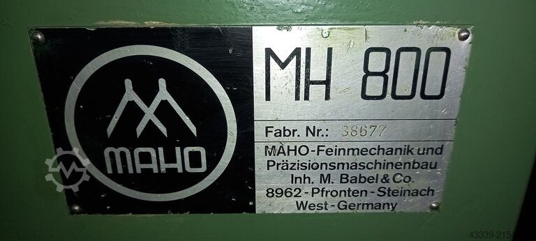 Fräsmaschine MAHO MH 800