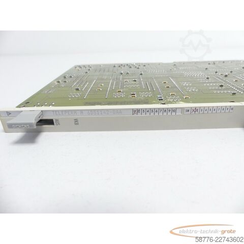 Komponente Siemens Teleperm M 6DS1142-8AA Anschaltbaugruppe E-Stand 02 SN C2 096369