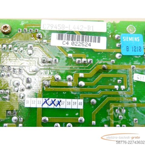 Component Siemens Teleperm M 6DS1702-8AA E10 mit C79458-L442-B1 E34+35+36  =  in orig. Verpackung !!