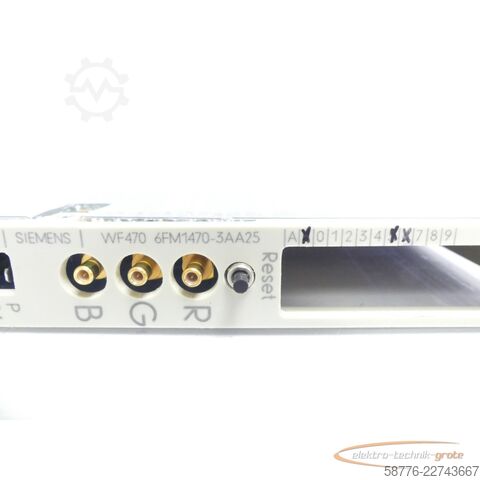 Komponente Siemens WF470 6FM1470-3AA25 Anzeigebaugruppe - ! -