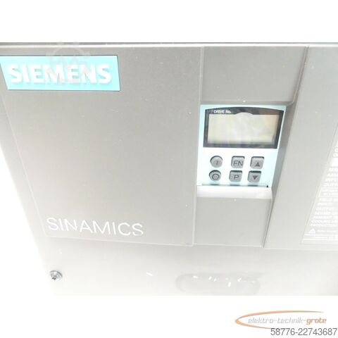 Komponente Siemens Simens 6RA8025-6GS22-0AA0 SINAMICS DCM DC-Converter  SN: Q6H22450101