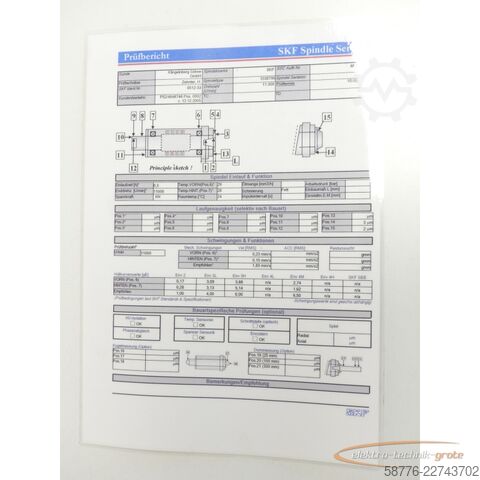 Komponente SKF N-1039796/6 Spindel - ! -