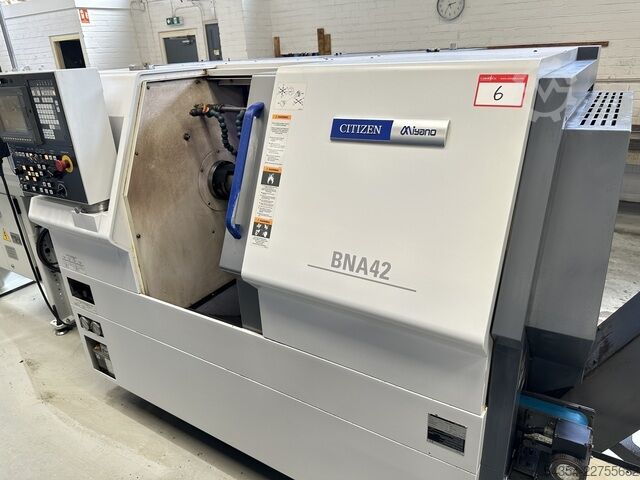Fixed Headstock Lathe Citizen Miyano BNA-42MSY2