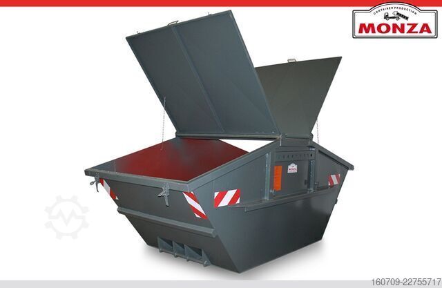 Skip container Monza 10 m³ - Absetzmulde - Stahldeckel