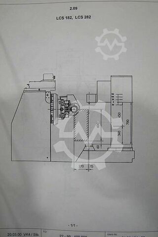 Zahnflankenschleifmaschine LIEBHERR LCS 182