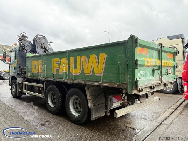 Kipper mit Kran MAN TGA 26.390 6x4, Handgeschakeld, HIAB 166 E-4