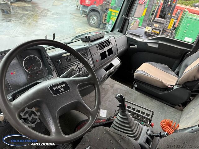 Kipper mit Kran MAN TGA 26.390 6x4, Handgeschakeld, HIAB 166 E-4