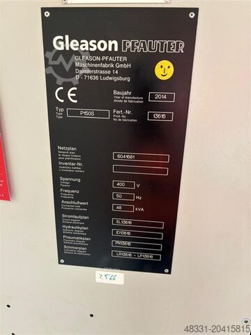 Zahnradstossmaschine GLEASON PFAUTER P150S