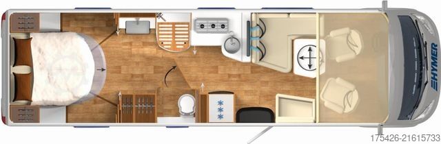 Integriertes Wohnmobil HYMER/ERIBA B-Klasse ML I 890 *Pakete: Plus+Arktis+Autarkie*