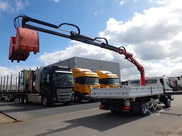 Dreiseitenkipper FUSO 7 C 18 Kipper 3,9m/Palfinger Kran/Greifer/2xAHK