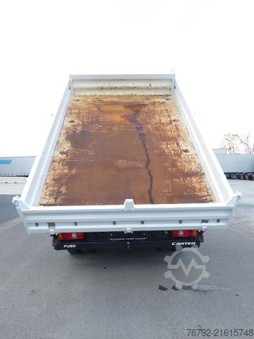 Dreiseitenkipper FUSO 7 C 18 Kipper 3,9m/Palfinger Kran/Greifer/2xAHK