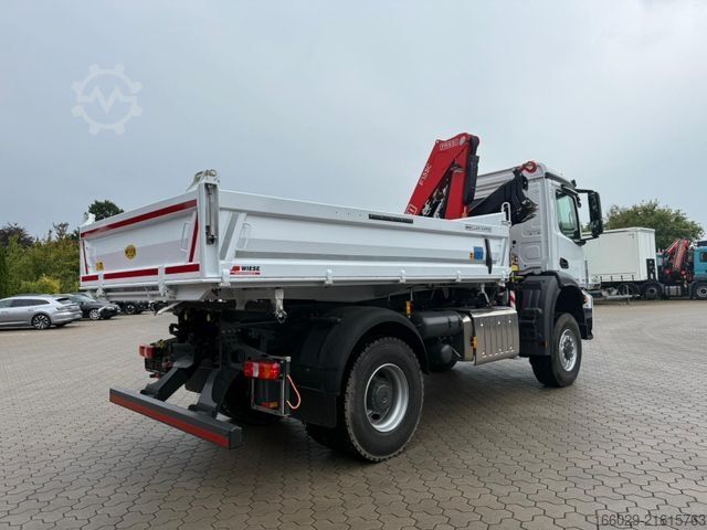 Autokran MERCEDES-BENZ Arocs 1835 4x4 Allrad Fassi F135 Kran Kipper