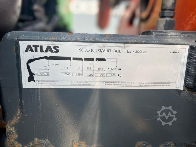 Standard SZM VOLVO FM 330 4x2 mit Atlas AK96.3E Ladekran