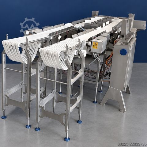Fish processing machine Marel Smart Line dual lane grader