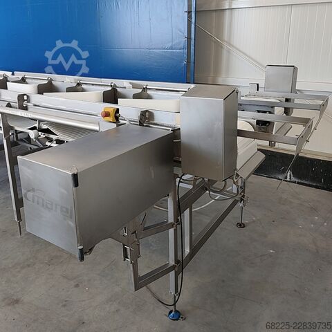 Fish processing machine Marel Smart Line dual lane grader