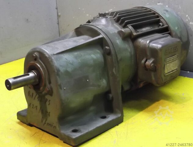 Gear motor 0.55/0.9 kW 127/254 rpm Bauer DP1841/146kX