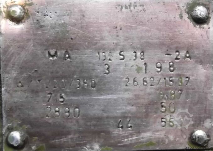 Electric motor 7.5 kW 2880 Rpm IAEA MA 132S38-2A