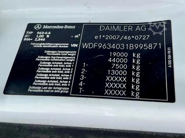 Standard-SZM Mercedes-Benz Actros 1845 WDF9634031B995871,  PTO, HYDRAULIC