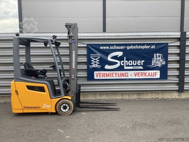 Electric 3-wheel forklift Jungheinrich EFG 213 ZSM 550