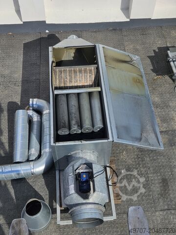Aktivkohle filter Absauganlage FAN ENGINEERING 0,55kw 1800m3/h fume extractor