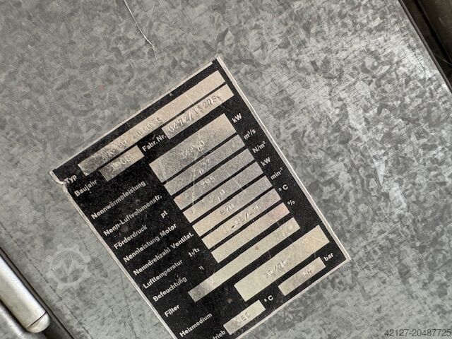 Spritzwand mit Zuluftgerät und Decke Schuko Fati - SR 200/25