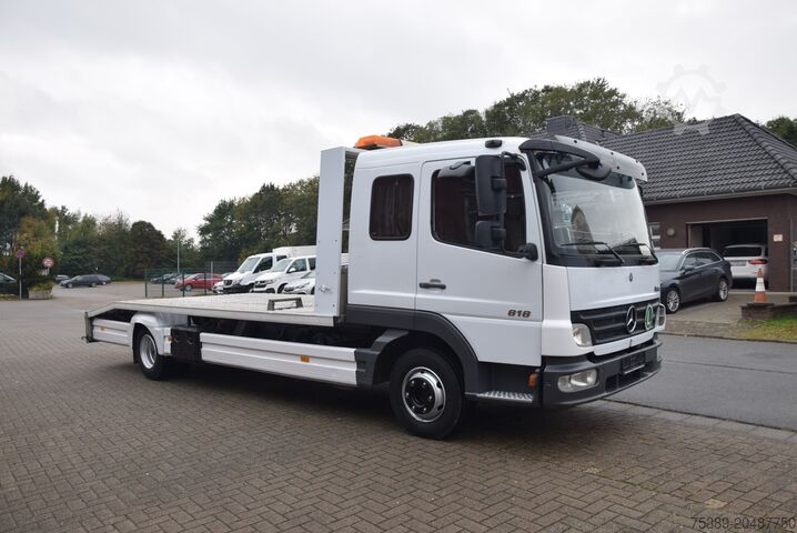 Autotransporter Mercedes-Benz Atego 818 Abschepp. Seilwinde AHK Klima Liege